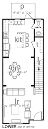 B1 Two Bedroom / Two and a Half Bath Townhome. Townes at McCullough. Pineville, NC. B1 Two Bedroom / Two and a Half Bath Townhome. Townes at McCullough. Pineville, NC.
